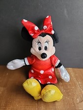 TY Beanie Baby Disney Sparkle Minnie Mouse Plush Stuffed Animal Toy
