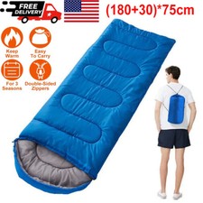 Thick Adult Cold Weather Warm Sleeping Bag For Big  Tall Waterproof Winter Bag