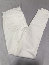AYR The Chiller White Jeans Size All Year Round Skinny Leg Ankle W28 , L 32