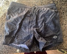 Men  s Pacsun Swim Trunks Size Medium 4 Inch Black Camo