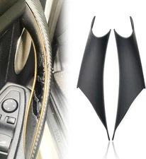 2pcs Easy to install car Interior Door Pull Handle Grab Cover Fit for BMW Black