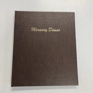 Dansco Mercury Dimes Album #7123 / 1916 1945 / Excellent Pre Owned No Reserve!
