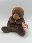 Ty Beanie Baby Babies Vintage 1995 Seaweed The Otter With Tags Style - 4080