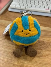Jelly cat Amuseables Volleyball Plush Keychain Sport Bag Charm Cute Gift NWT