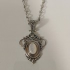 Carolyn Pollack chain BA SUARTI Sterling Silver Mother-of-Pearl Large Pendant — photo 1