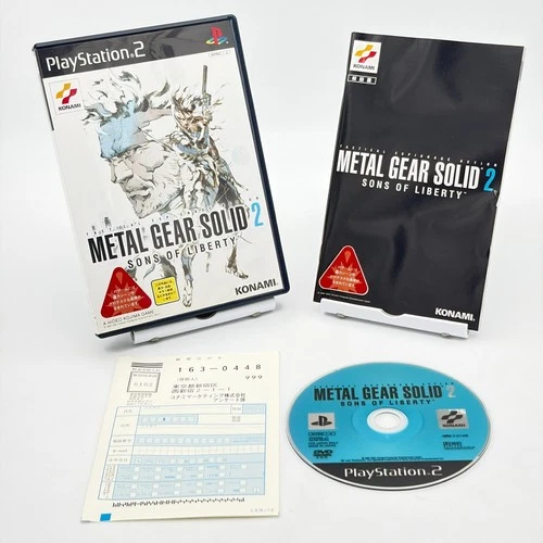 Metal Gear Solid 2 Substance Playstation 2 Japanese Version NTSC-J Ps2 Complete