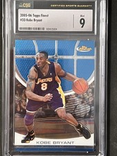 2005-06 Topps Finest - Kobe Bryant #33 CSG 9