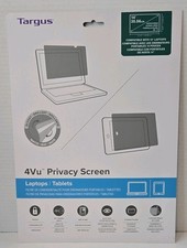 Targus 4Vu 14 in Privacy Screen Universal GlossyMatte/Anti-Glare Black-BRAND NEW