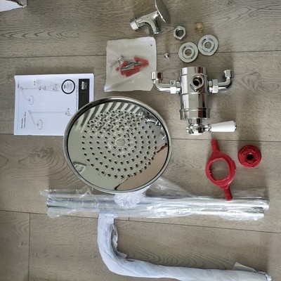 Mira Realm ERD Rückspeisung Aufputz Chrom Thermostat Brause Umsteller