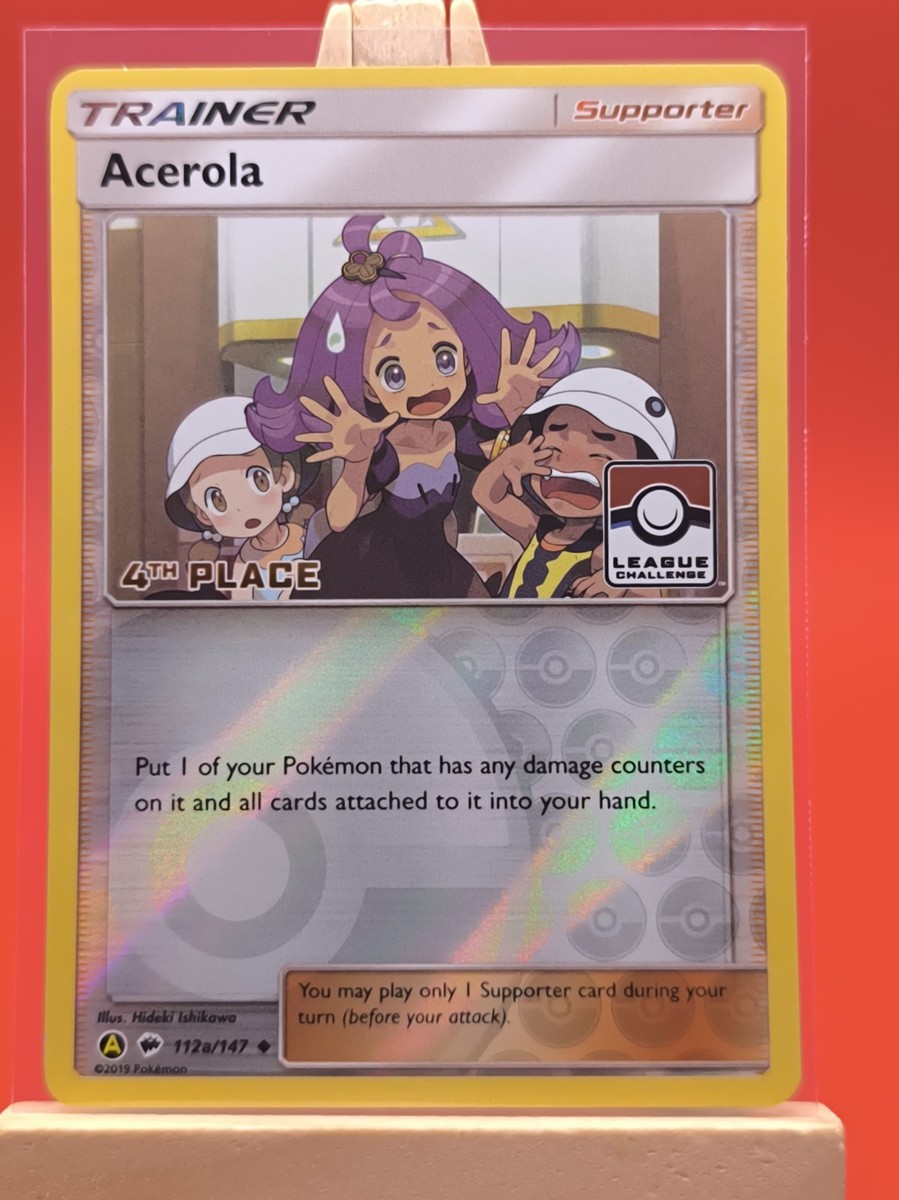 Acerola 112A/147 4th Place Alternate Art Ultra Rare Burning