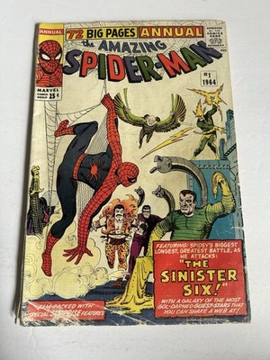 The Amazing Spider-Man Annual #1 (Marvel Comics September 1964) Fair/Good-