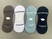 4 pairs Women's Lightweight No Shows Socks Size Medium 8-10.5 4 Colors