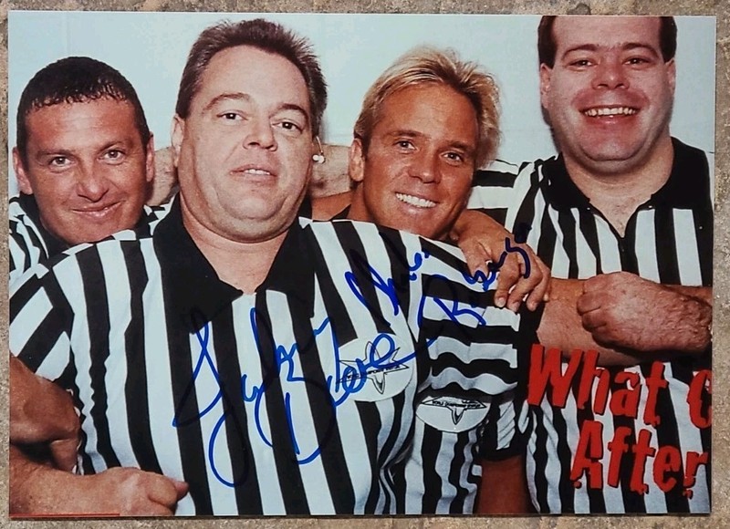 CHARLES ROBINSON signed 5 X 7 photo WCW WWE WWF pro wrestling