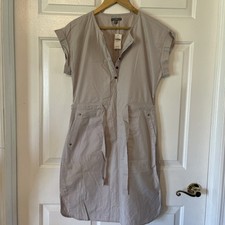 Gap Women Dress Cap sleeve. Tan In Color, Versatile XS/TP UK