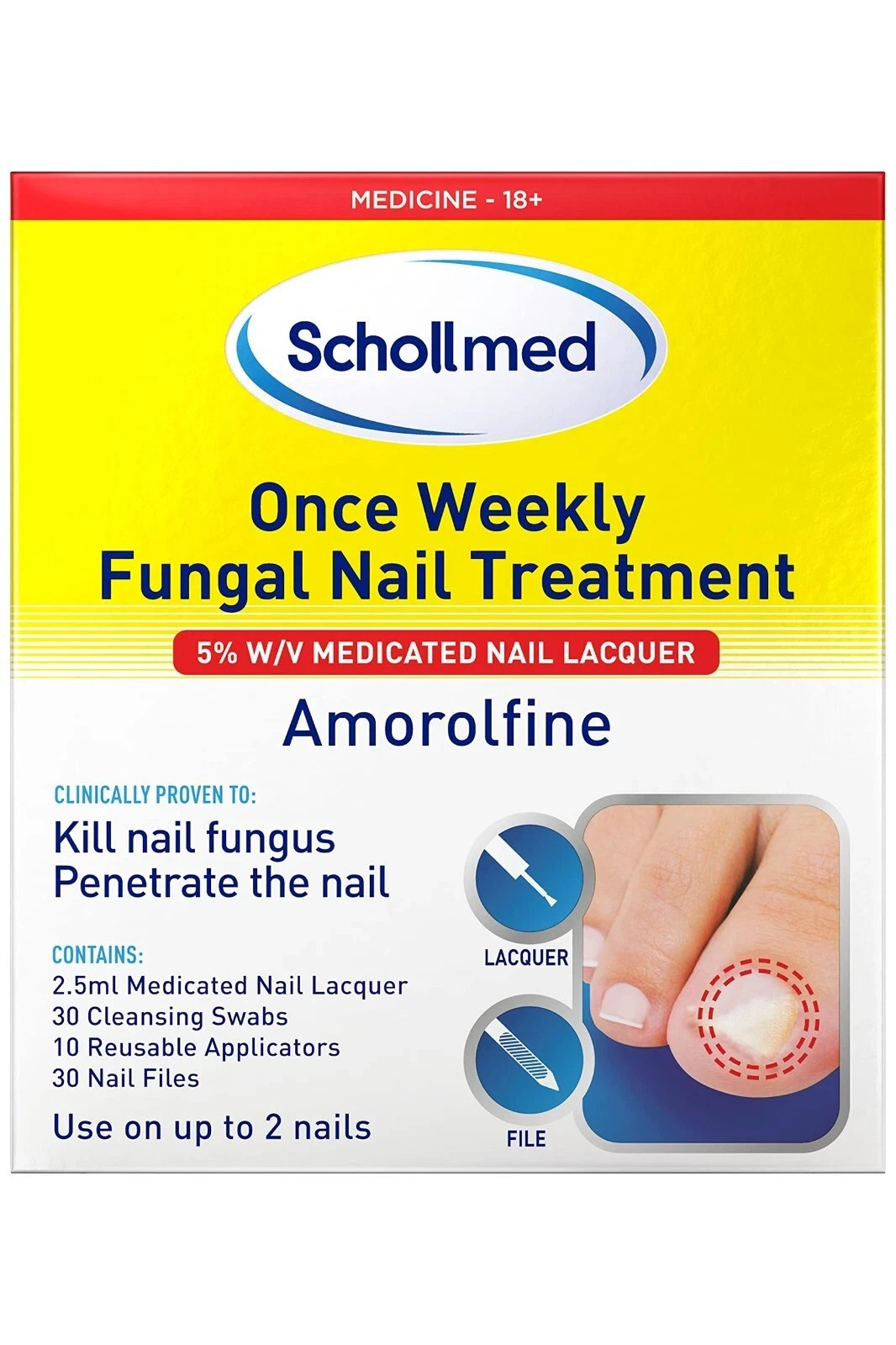 Schollmed Once Weekly Fungal Nail Infection Treatment Kit - Clinically Proven
