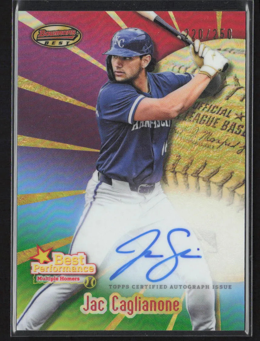 2025 Bowman's Best Performance Jac Caglianone #BPB-JCAG Refractor