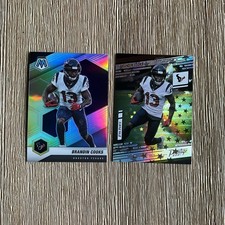 Brandin Cooks 2021 Panini 2-Card Lot - Houston Texans- Astral Stars & Prizm