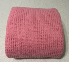 VTG L.L. Bean USA Biddeford Mills Blanket Warm Feelings King 92"X106" Pink