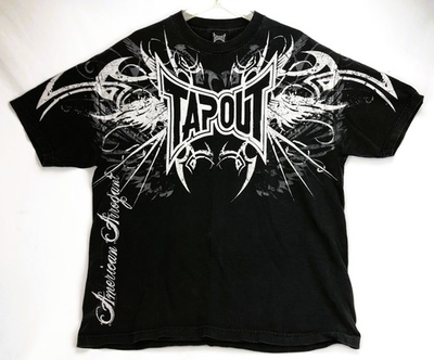 #ad Vintage Tapout American Arrogant T Shirt Men#x27;s Y2K MMA Boxing Fighting Sz XL $59.99