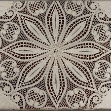 Tovaglia Rotonda Tombolo Cotone Second Hand Italia 106 x 106 cm Originale