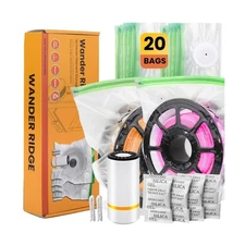 3D Printer Filament Storage Bags Vacuum Storage Bags Kit 3D Printer... Fast Ship