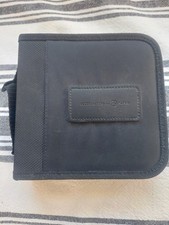 Cd Case Binder Holds 16 Zippered Black International Paper