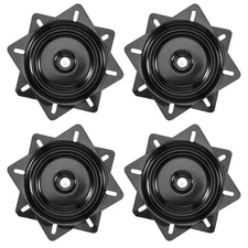 MANCHAP 4 PCS 7 Inch Bar Stool Swivel Plate Replacement, Ball Bearing Seat Sw...