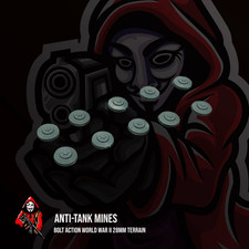 Anti-Tank Mines Bolt Action World War II 28mm Wargaming Terrain