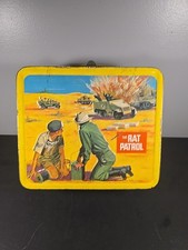 VINTAGE METAL LUNCHBOX 1967 RAT PATROL NO THERMOS GREAT CONDITION ALADDIN