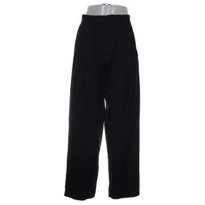 Di Roberto, Palazzohose, Größe: 46, Schwarz, Polyester, Einfarbig, Damen #BSN