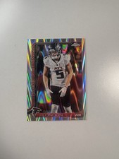 2025 Topps Chrome Drake London Atlanta Falcons #12 Ray Wave Refractor 