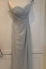 Azazie Mist Arabella Chiffon Sleeveless Bridesmaid Dress - size A8