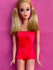 Costume da bagno vintage 1974 Funtime Barbie #7192 esclusivo europeo Lashes marchio Corea