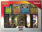 Pokemon Scarlet & Violet 151 Mini Tins 5 Pack Sealed Magneton Costco Bundle Box