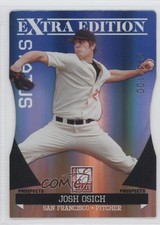 2011 Donruss Elite Extra Edition Prospects Blue Status Die-Cut Josh Osich 0a1