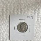 Mercury Silver Dime 10C 0.9 Fineness Circulated US Coin 1944 Uncertified