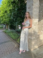 White Prom Dress Size 2