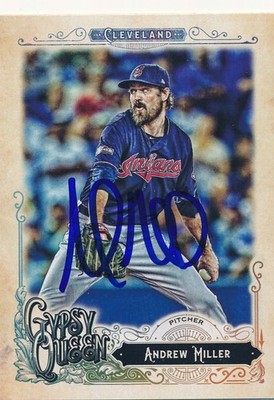 2017 Topps Gypsy Queen #228 Andrew Miller Signed Card Auto Cleveland Indians