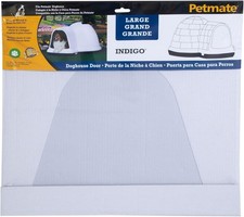 Petmate Indigo Doghouse Door Large - Heavy Duty Vinyl Flap for Igloo Dog House
