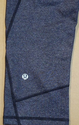 Lululemon 3/4 Leggings Grey Womens Size 10 Like New Condition - Picture 3 of 5