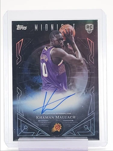 KHAMAN MALUACH 2024-25 TOPPS MIDNIGHT SUN ROOKIE SIGNATURES RC AUTO Q4743
