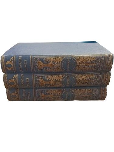 Plutarch's Lives Grecian Roman Warne & Co 3 Volume Set 8152 | eBay