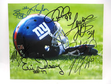 TAYLOR, ARMSTEAD, TILLMAN, ALFORD, HAMPTON, DORSEY, BAHR AUTO SIGNED PHOTO COA