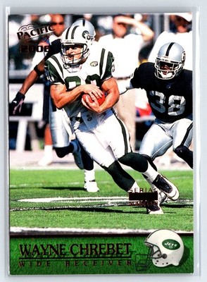 2000 Pacific Copper #255 Wayne Chrebet Jets /75