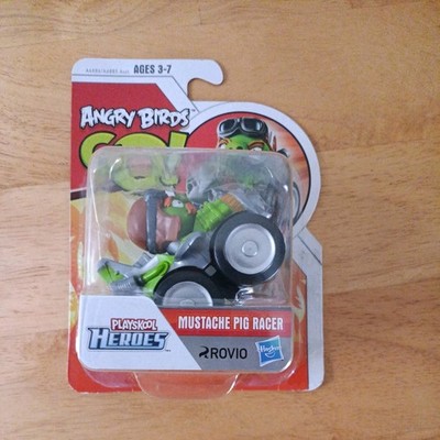 ANGRY BIRDS GO  Hasbro Playskool Heroes - Mustache Pig  Racer New