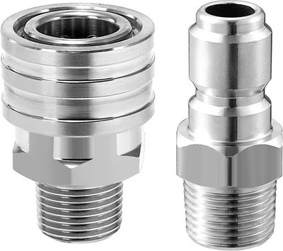 Tool Daily Pressure Washer Adapter Set, Quick Connect Kit, 3/8   Male Thread