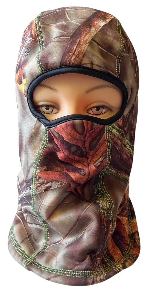 Huntworth Oak Tree EVO Reversible Hunting Hood  Camouflage Hunter Orange - Image 2 of 4