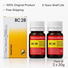 Dr Reckeweg BC 28 Tablets 20g Homeopathic General Wellness Support 2 Pack
