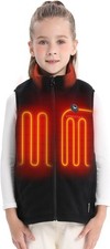 Venustas Heated Fleece Vest with Zip Closure (Youth XS)