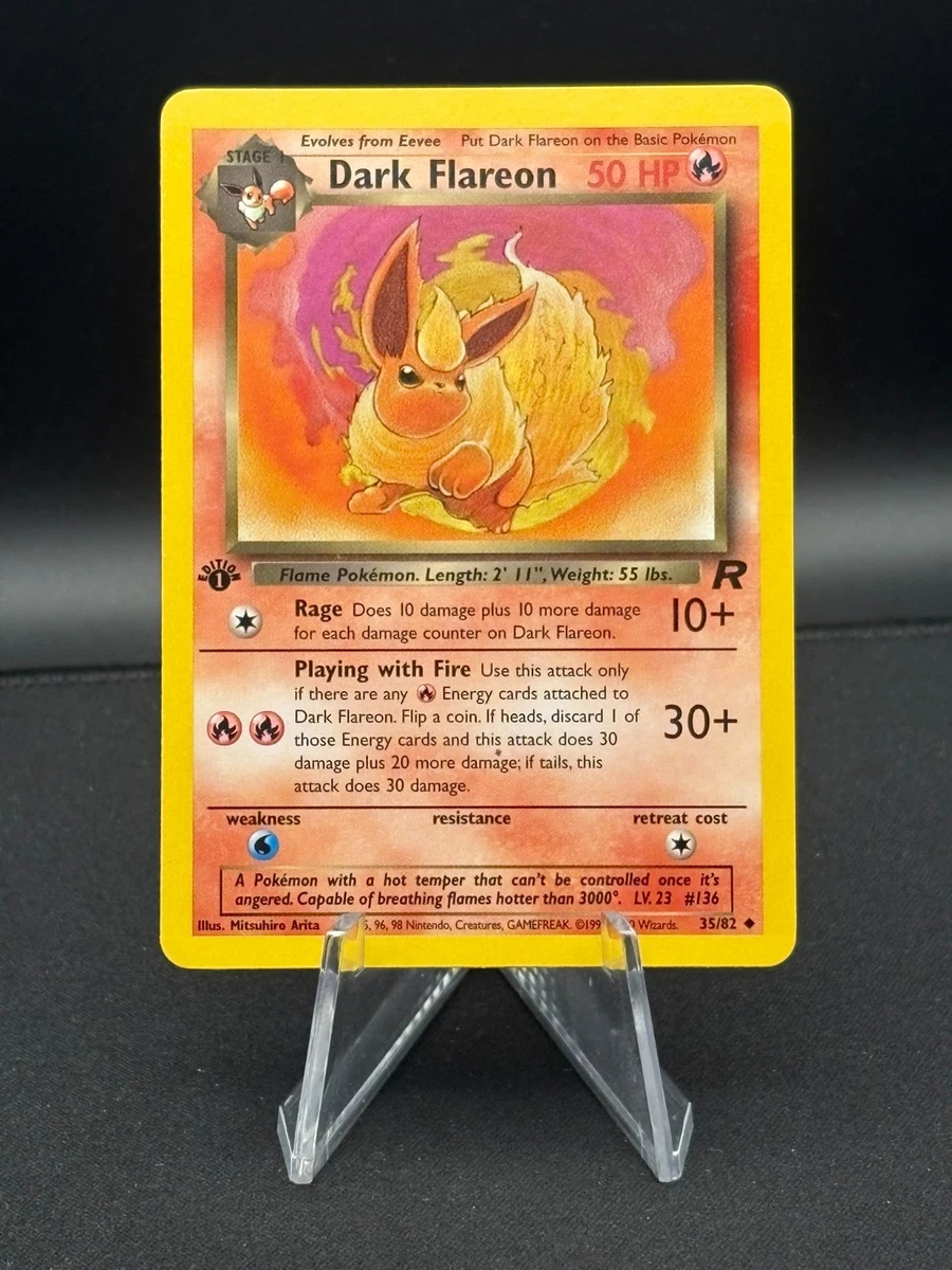 pokemon card flareon first edition Flareon Pokémon TCG 1st Edition Individual Trading Card Games for sale
